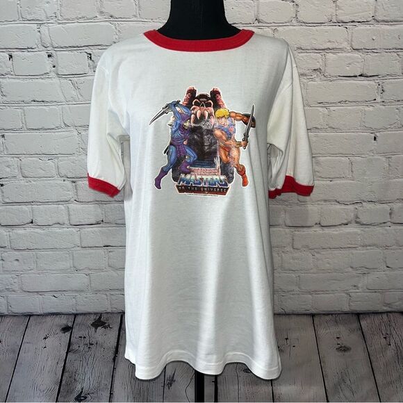 Vintage Single Stitch 1983 He-Man Masters Of The Universe Cartoon Graphic Tee - Picture 4 of 13